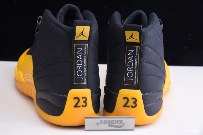 Rep Gold Retro University 12 130690-070 Air Jordan Black 0812